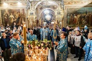 Принесение Казанской иконы Божией Матери в Троицкий кафедральный собор Подольска