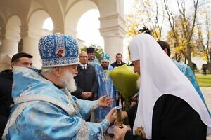 Великое освящение Смоленского собора Новодевичьего монастыря и Божественная литургия в соборе