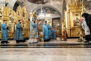 Всенощное бдение накануне празднования Иерусалимской иконе Божией Матери