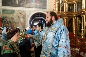 Архиерейское богослужение в храме святителя Николая Чудотворца села Ермолино Ленинского г.о