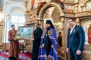 Архиерейское богослужение в Петропавловском храме города Лыткарино