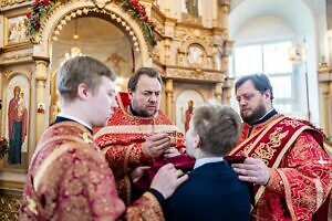 Архиерейское богослужение в Петропавловском храме города Лыткарино