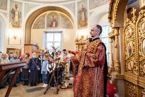 Архиерейское богослужение в Петропавловском храме города Лыткарино