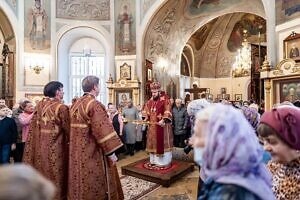 Архиерейское богослужение в Петропавловском храме города Лыткарино