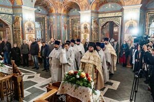 Архиерейское богослужение в Успенском храме города Видное