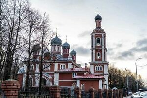 Архиерейское богослужение во Всехсвятском храме города Серпухова