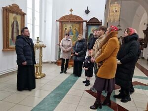 Экскурсия по Преображенскому храму села Вельяминово г.о. Домодедово для сотрудников Повадинского Дома культуры