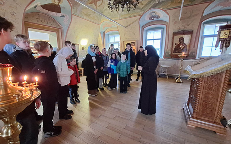 Паломническая поездка учащихся школы №2 города Ступино в Белопесоцкий монастырь