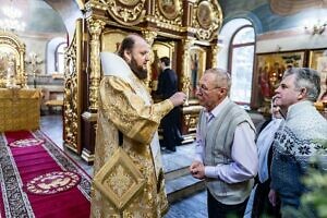 Архиерейское богослужение в Андреевском храме деревни Федюково г.о. Подольск