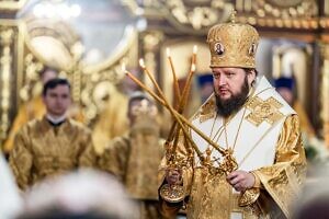 Архиерейское богослужение в Андреевском храме деревни Федюково г.о. Подольск