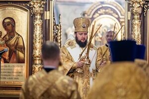 Архиерейское богослужение в Андреевском храме деревни Федюково г.о. Подольск