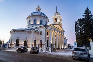 Архиерейское богослужение в соборе Николы Белого города Серпухова