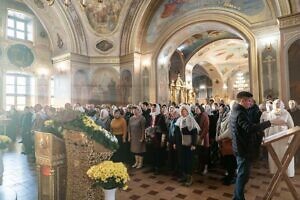 Архиерейское богослужение в соборе Николы Белого города Серпухова