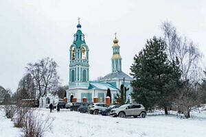 Архиерейское богослужение в Троицком храме села Щапово г.о. Ступино