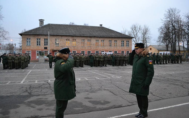 Начало зимнего периода обучения личного состава воинской части №30663 в Чехове