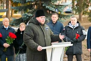 Памятный митинг на Аллее Славы города Видное в честь годовщины начала контрнаступления советских войск в битве под Москвой