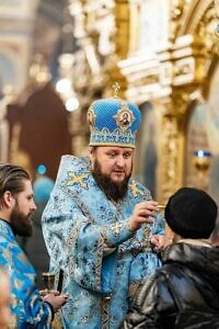 Всенощное бдение в канун праздника Введения во храм Пресвятой Богородицы в Троицком кафедральном соборе