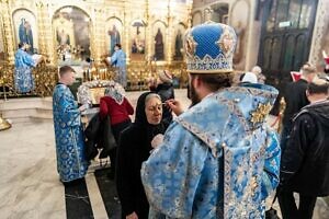 Всенощное бдение в канун праздника Введения во храм Пресвятой Богородицы в Троицком кафедральном соборе