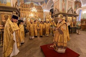 Божественная литургия во второй день праздника Рождества Христова в Коломне