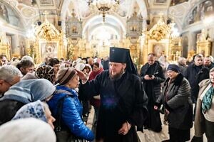 Рождественское богослужение в Троицком кафедральном соборе Подольска