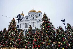 В праздник Рождества Христова Святейший Патриарх Кирилл совершил великую вечерню в Храме Христа Спасителя